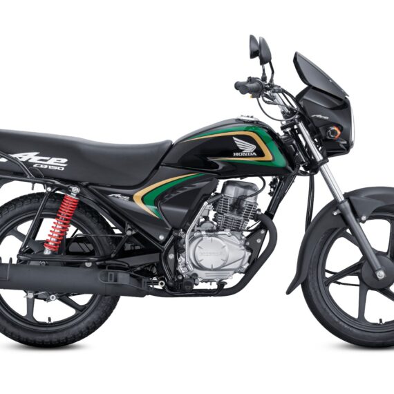 Honda Ace 150 Black 150 left center